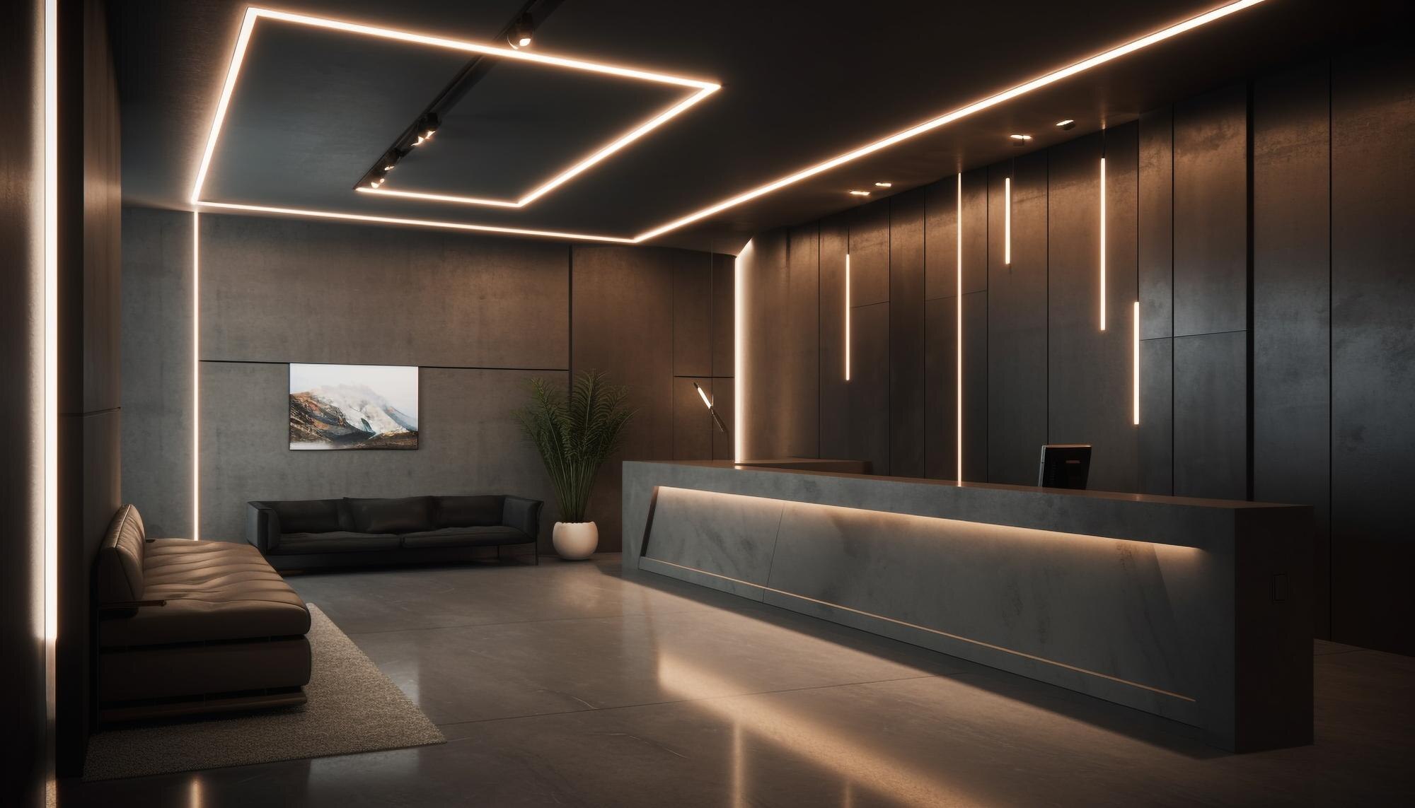 Iluminación de oficina